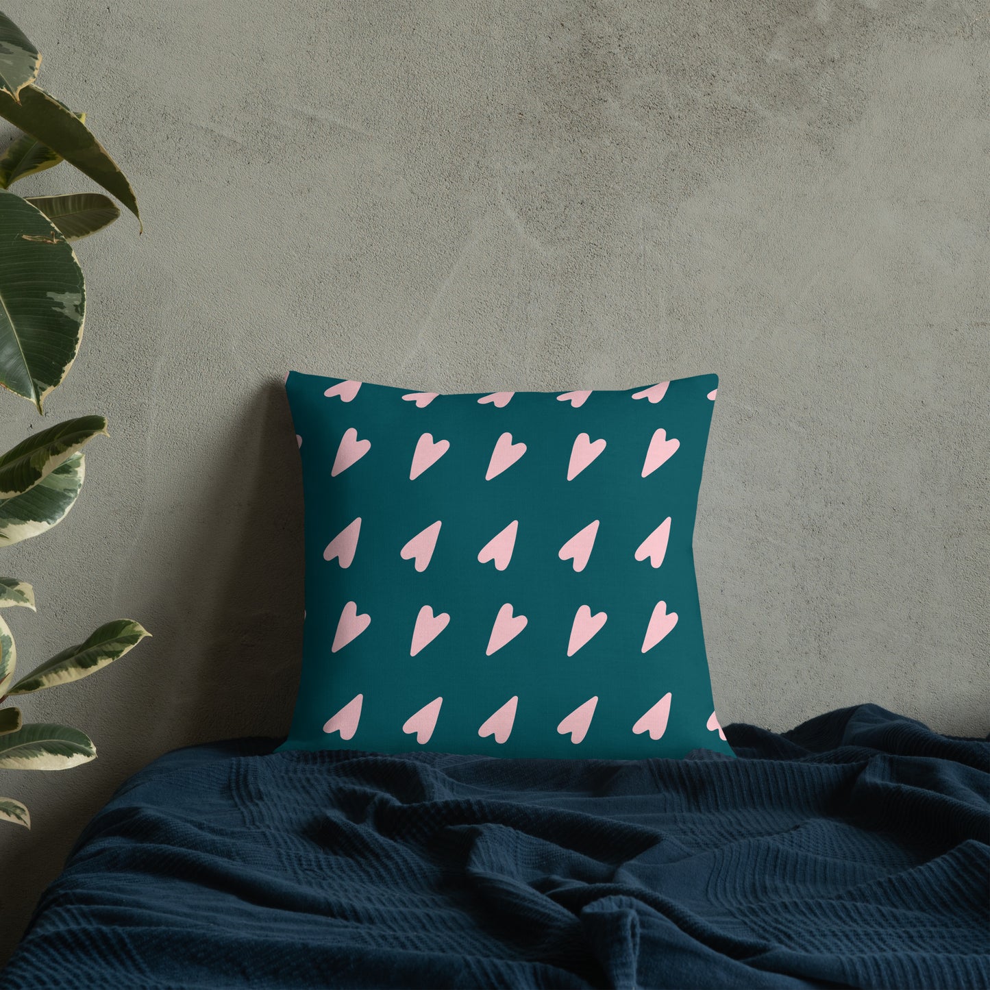 Almohada de corazón alargada de primera calidad