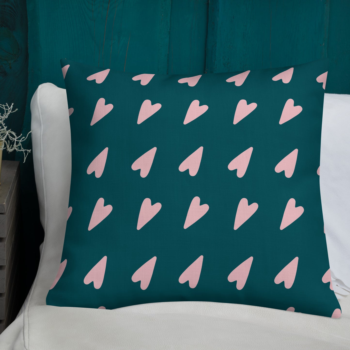 Almohada de corazón alargada de primera calidad