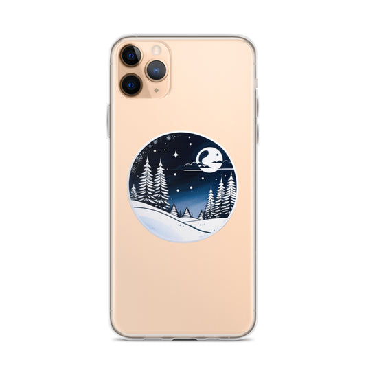 Funda transparente Winter Moon para iPhone®