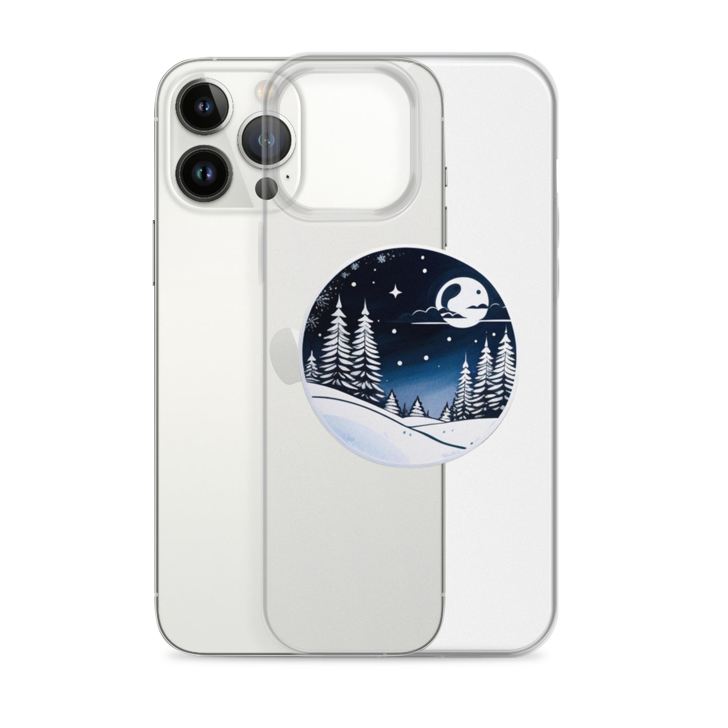 Winter Moon Clear Case for iPhone®