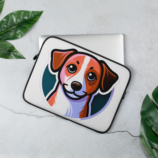 Funda para portátil con diseño de perro
