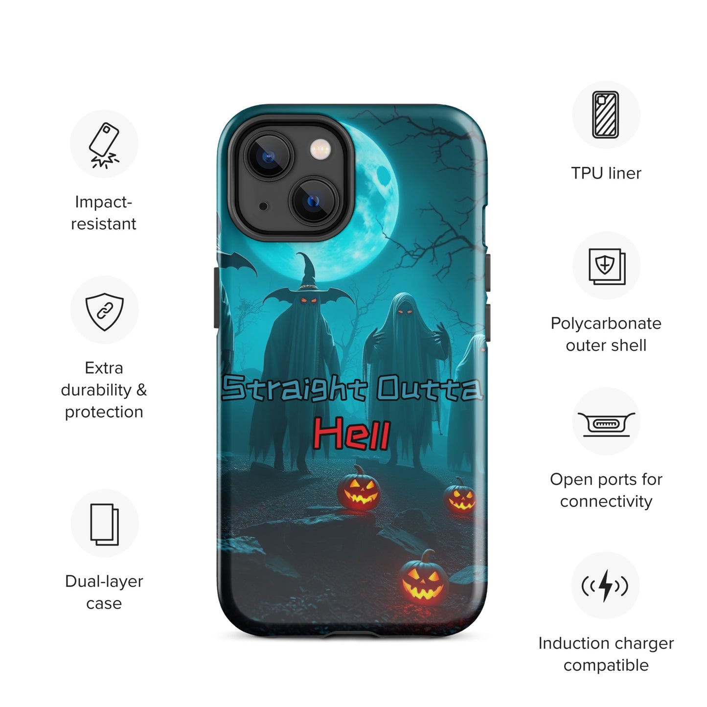 Straight Outta Hell Tough Case for iPhone®