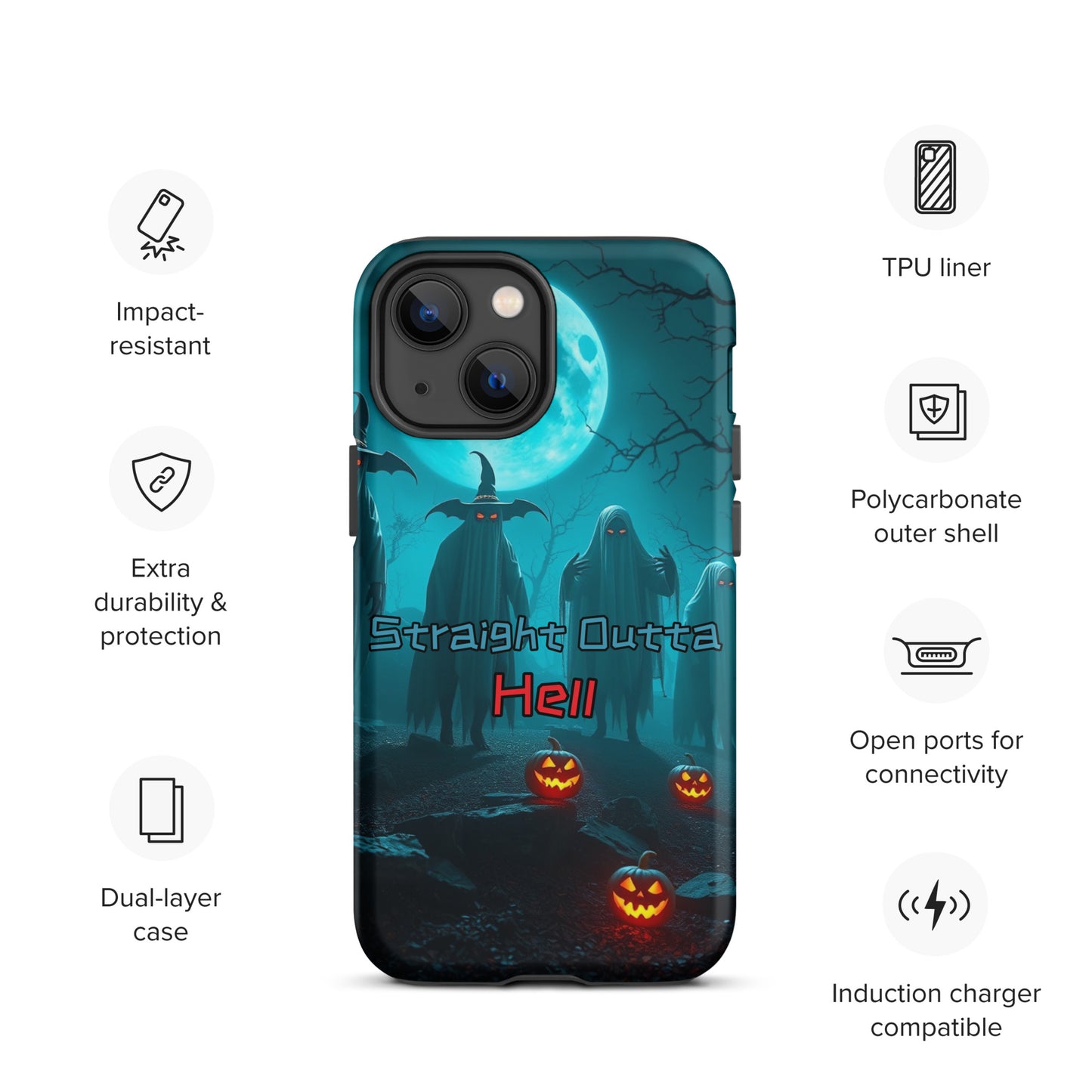 Straight Outta Hell Tough Case for iPhone®