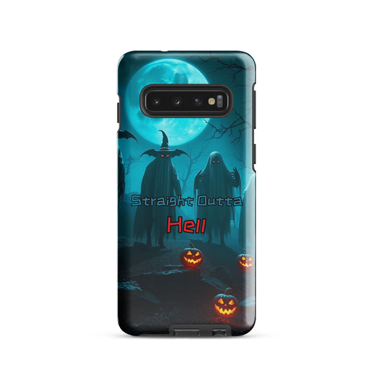 Funda resistente Straight Outta Hell para Samsung®