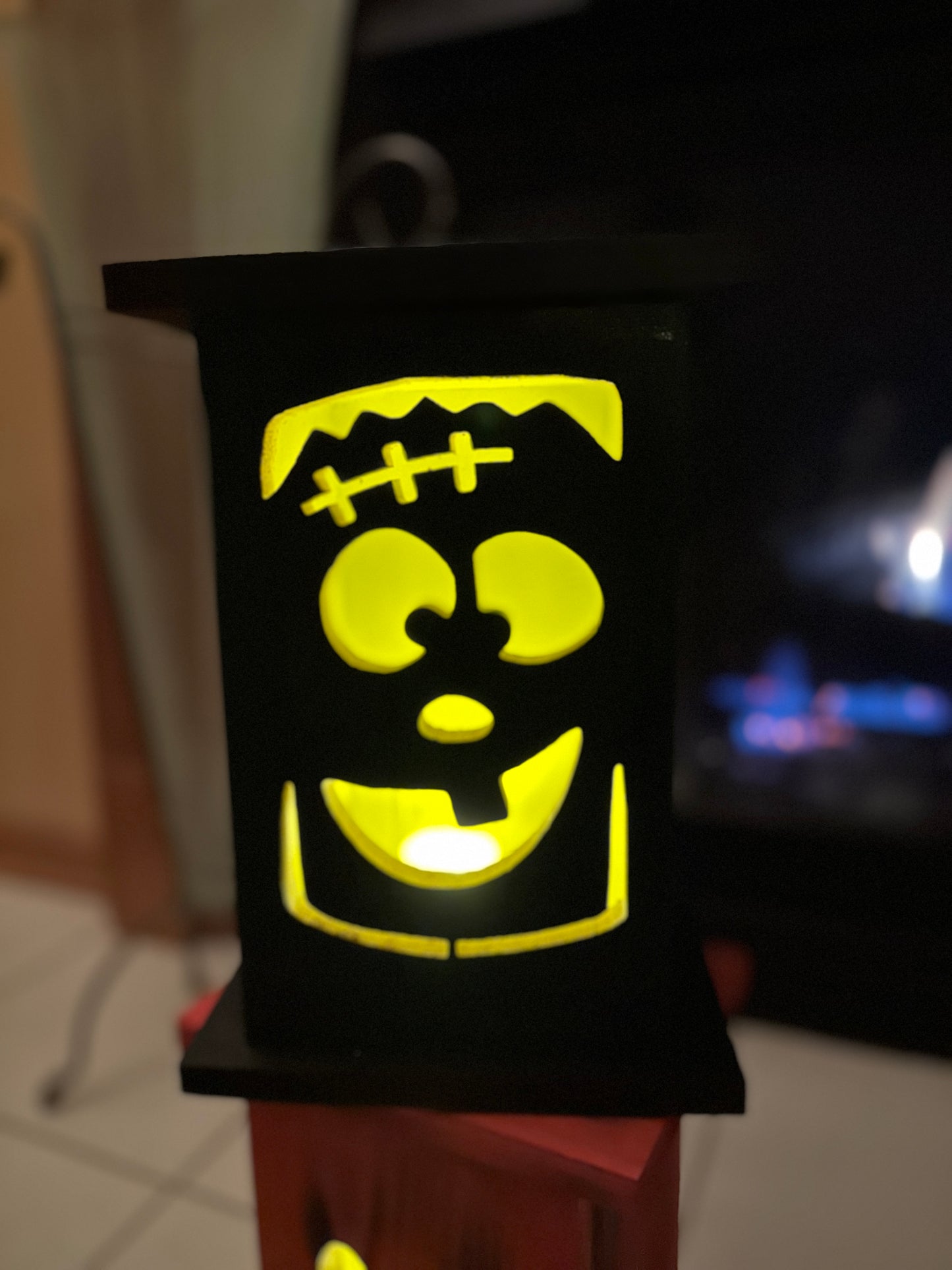 Wooden Halloween Lanterns