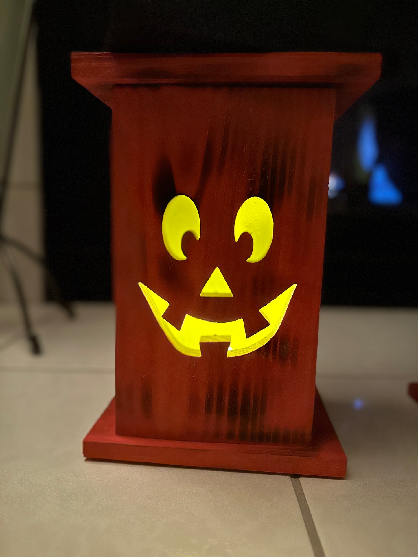 Wooden Halloween Lanterns