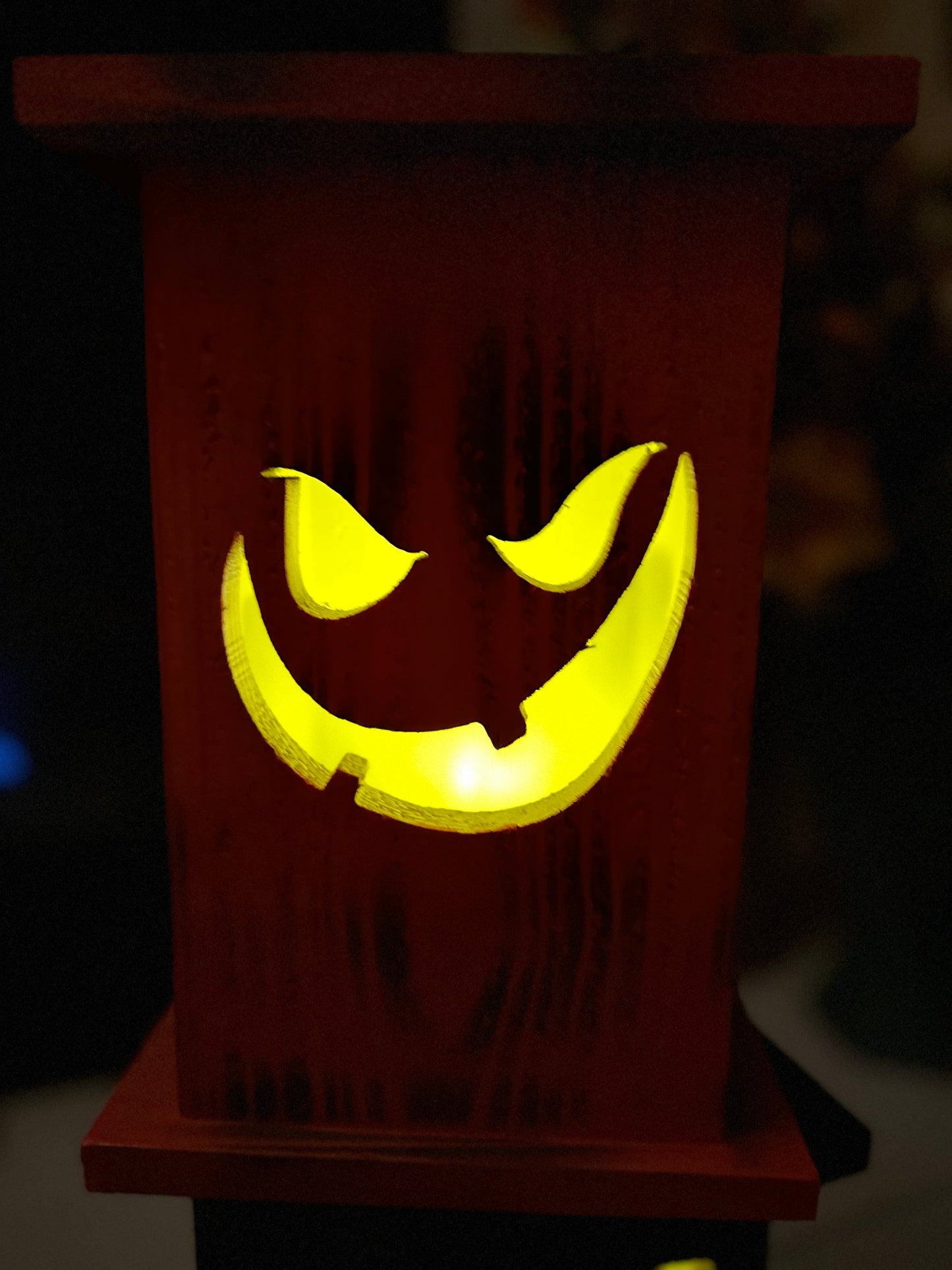 Wooden Halloween Lanterns