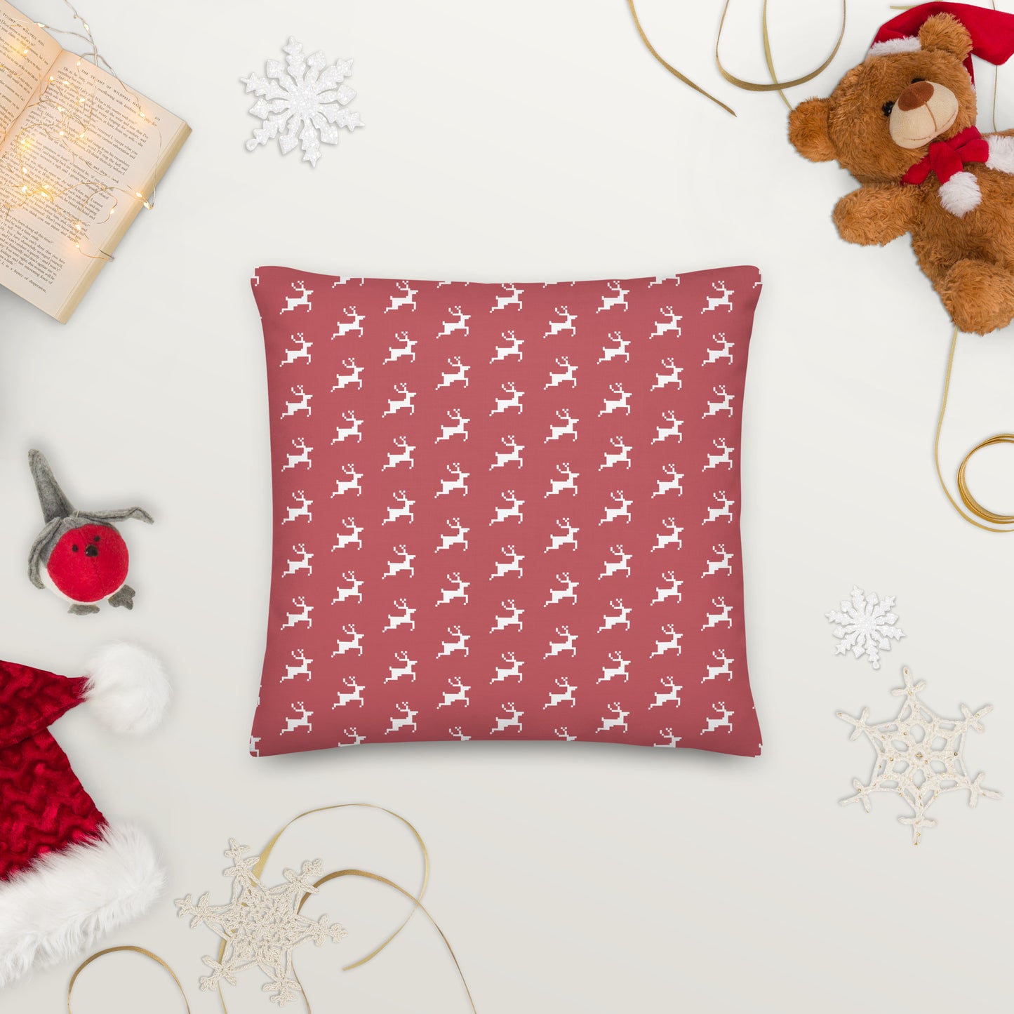 Premium Reindeer Pillow