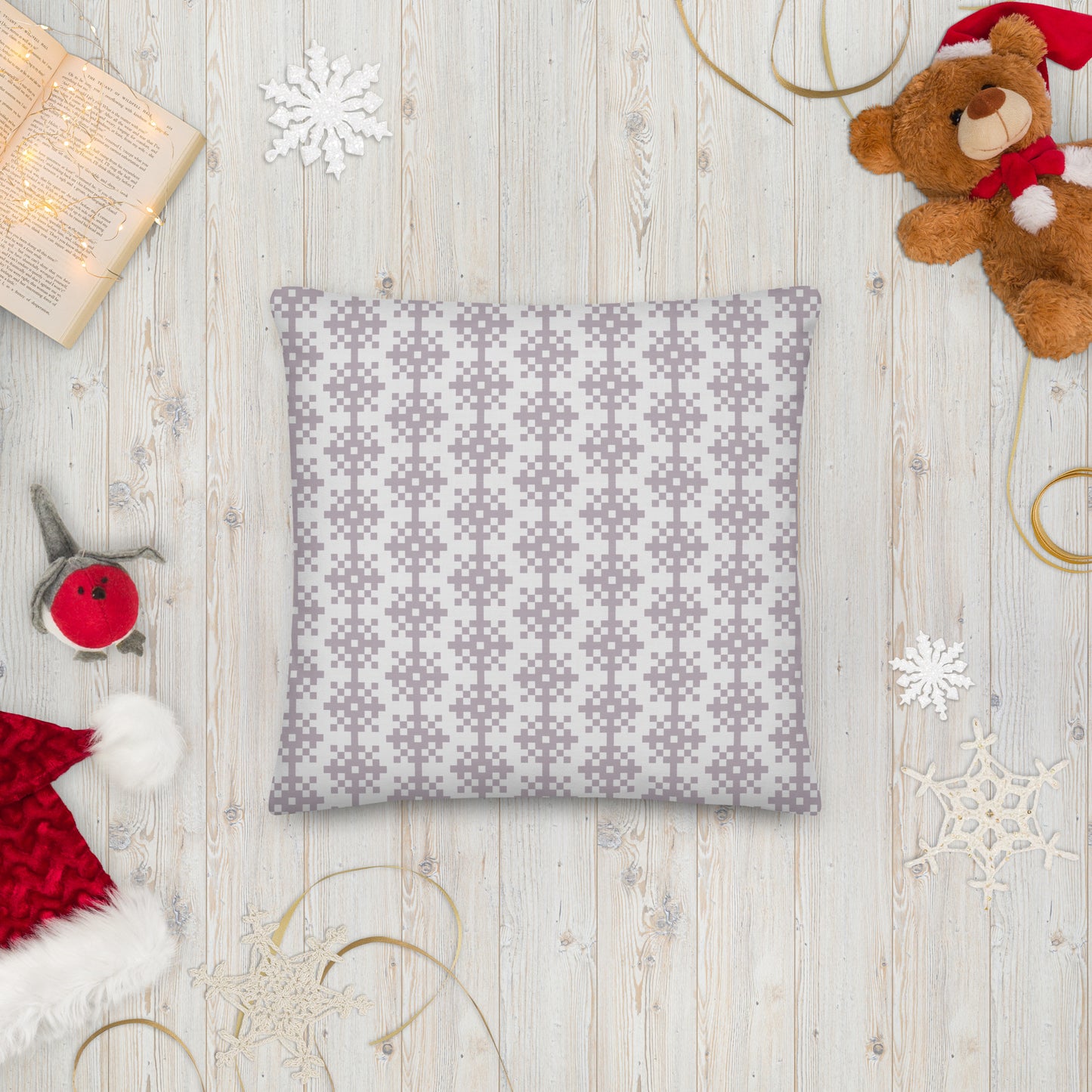 Premium Snowflake Pillow