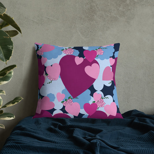 Premium Purple Heart Pillow