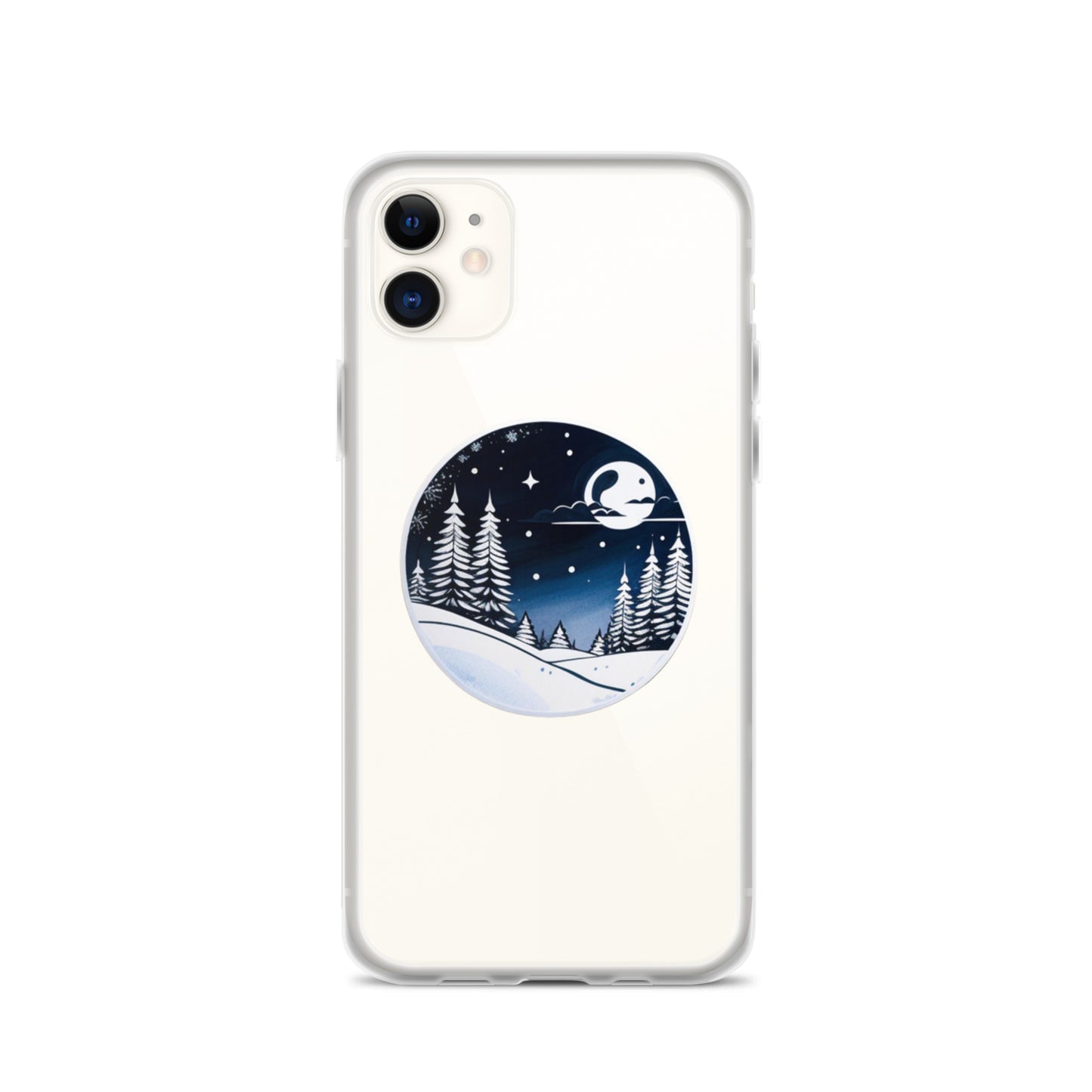 Winter Moon Clear Case for iPhone®