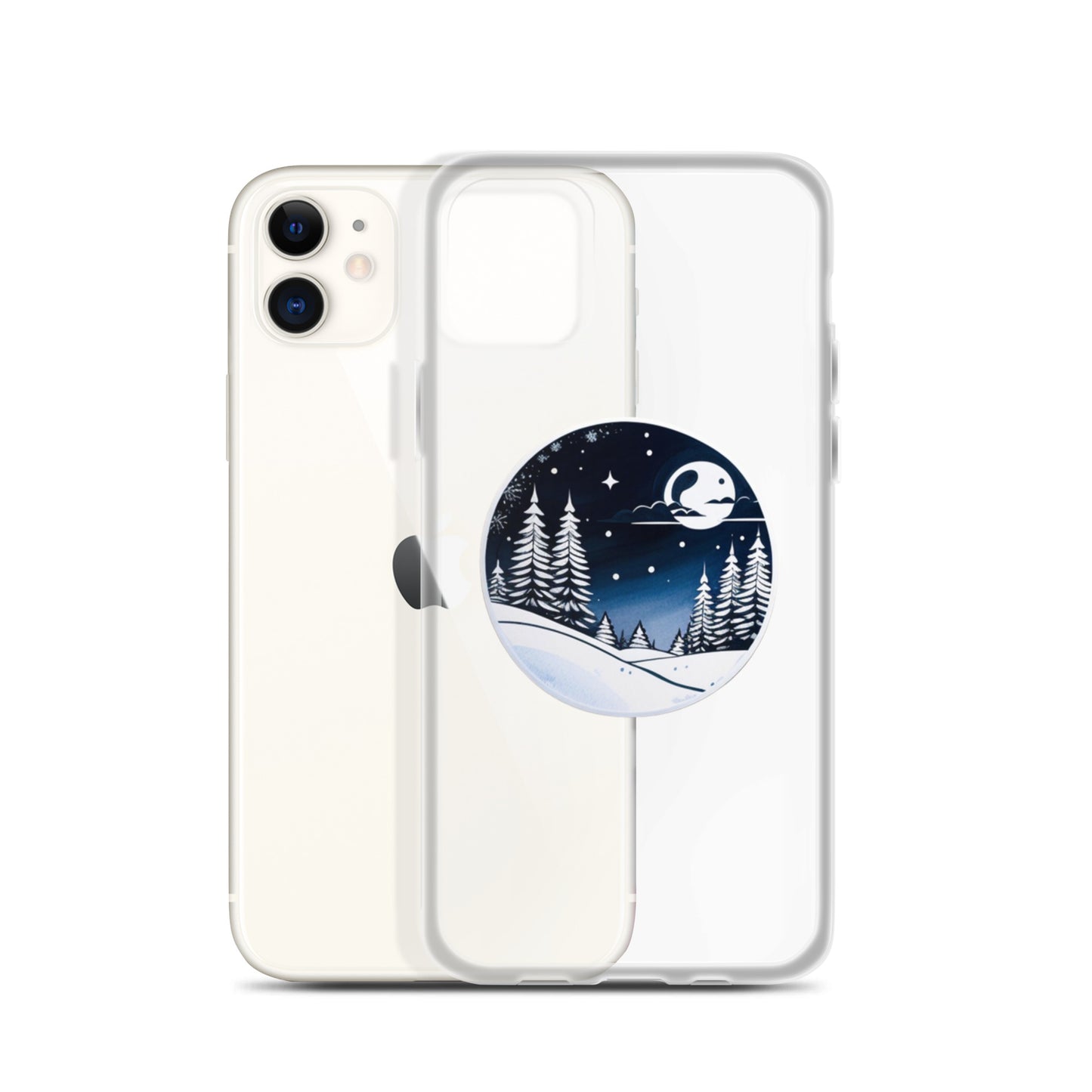 Winter Moon Clear Case for iPhone®