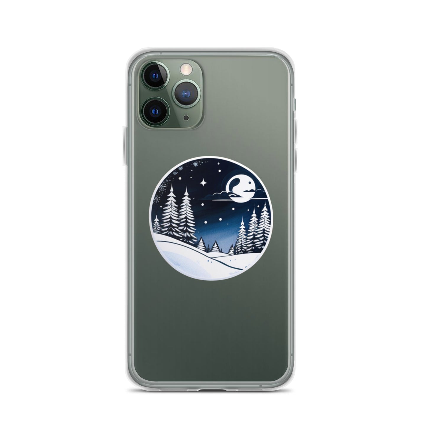 Winter Moon Clear Case for iPhone®