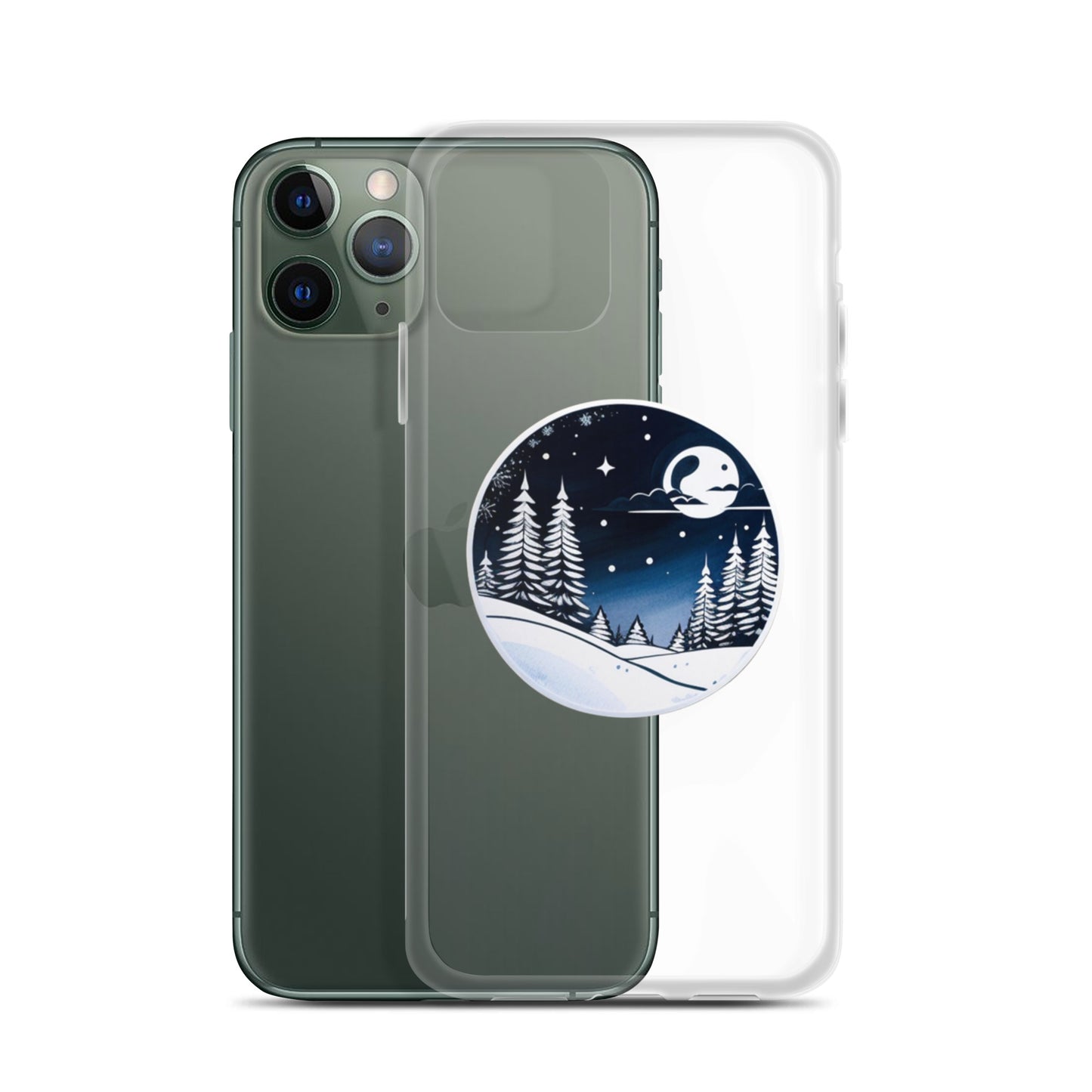 Winter Moon Clear Case for iPhone®