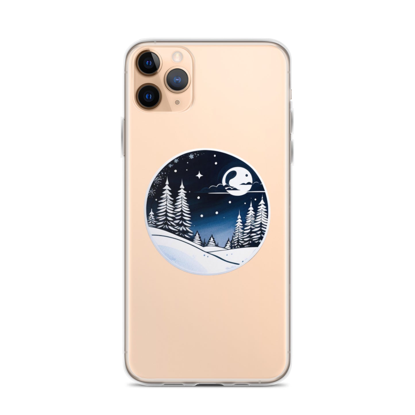 Winter Moon Clear Case for iPhone®