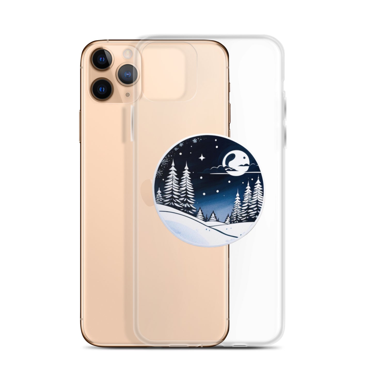 Winter Moon Clear Case for iPhone®