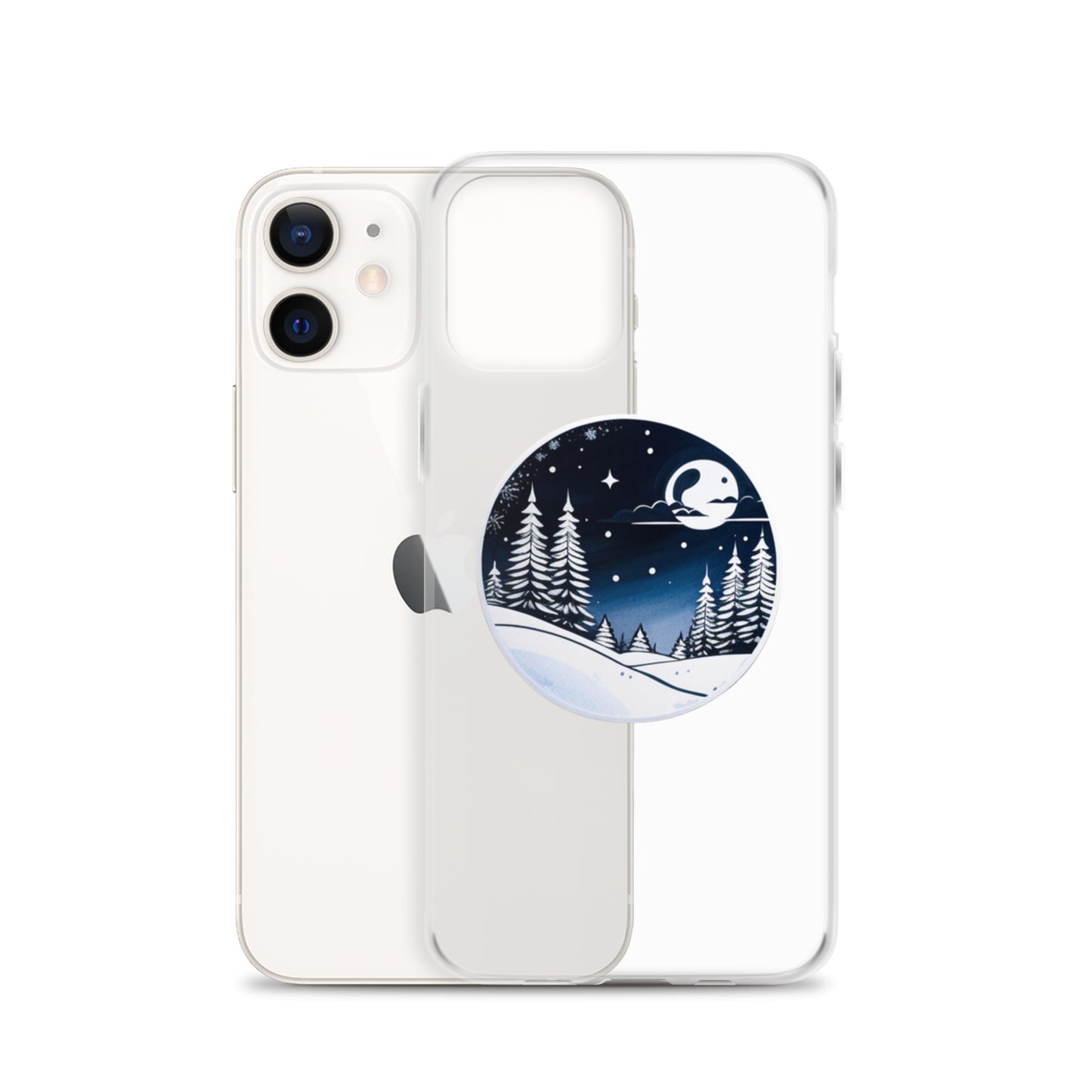 Winter Moon Clear Case for iPhone®