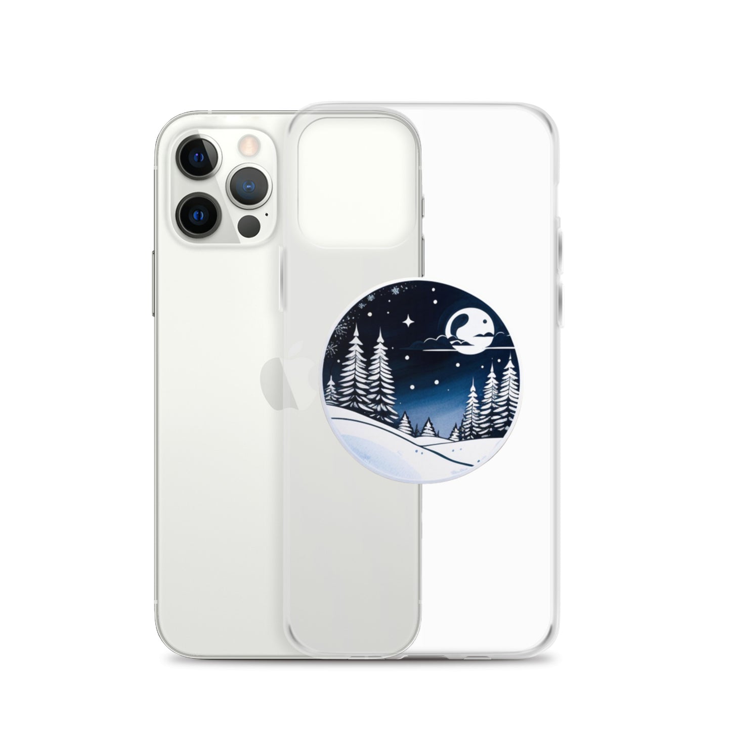 Winter Moon Clear Case for iPhone®