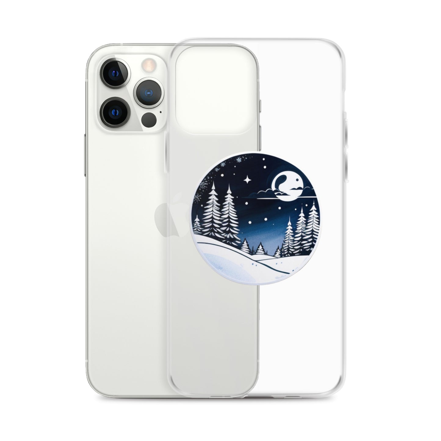 Winter Moon Clear Case for iPhone®