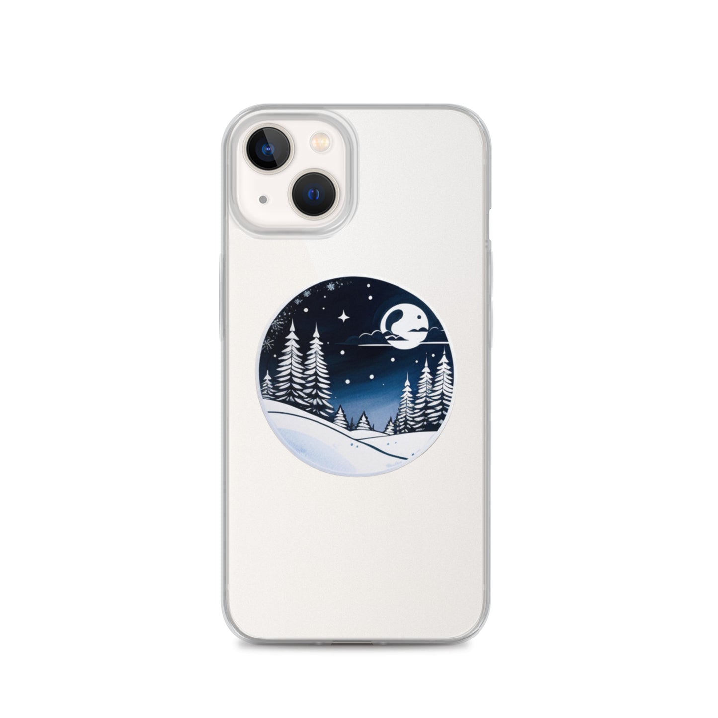 Winter Moon Clear Case for iPhone®