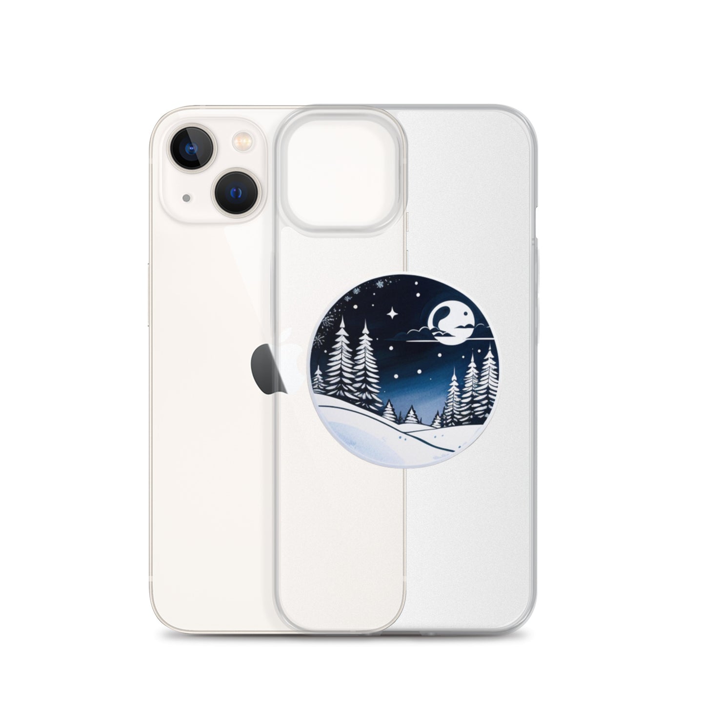 Winter Moon Clear Case for iPhone®