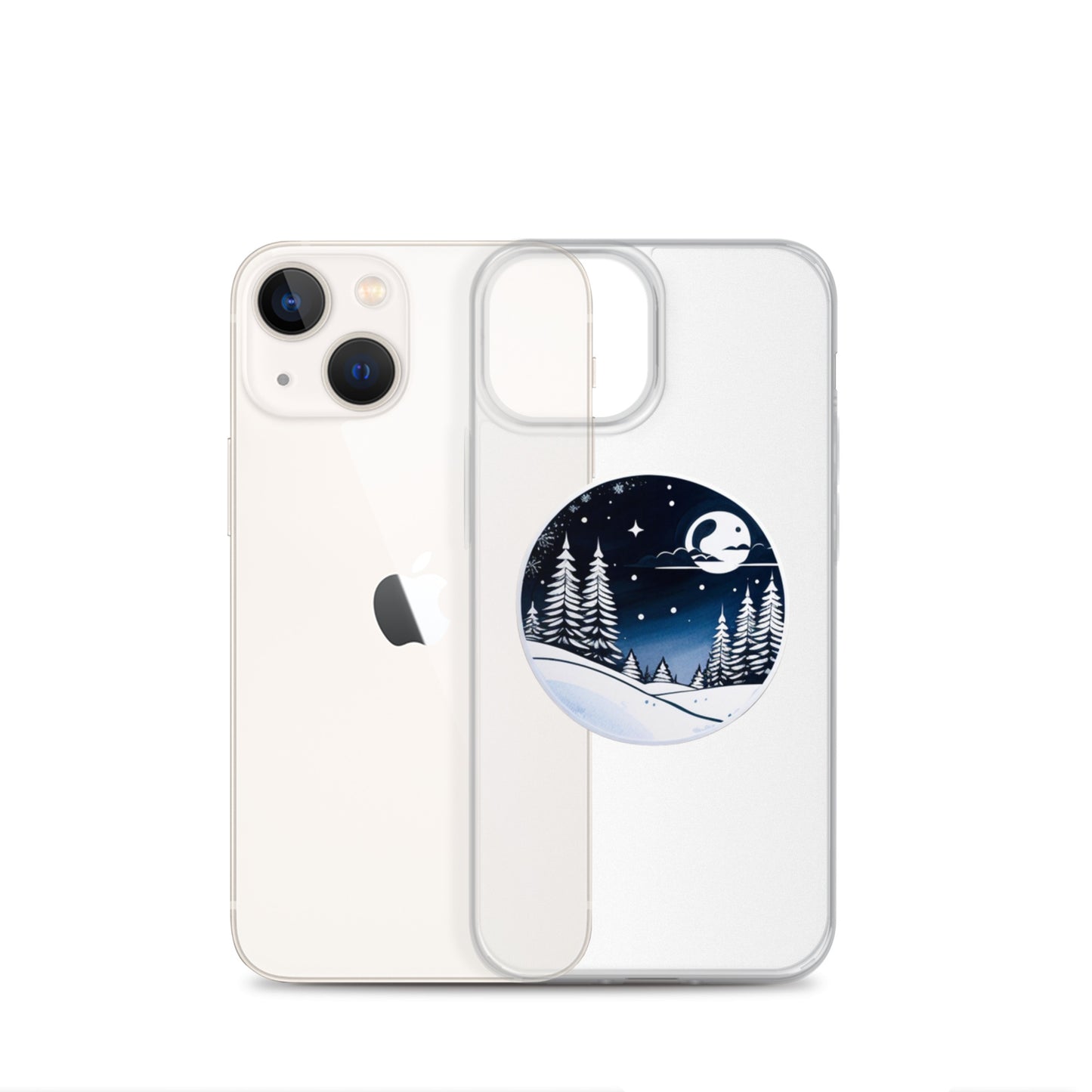 Winter Moon Clear Case for iPhone®