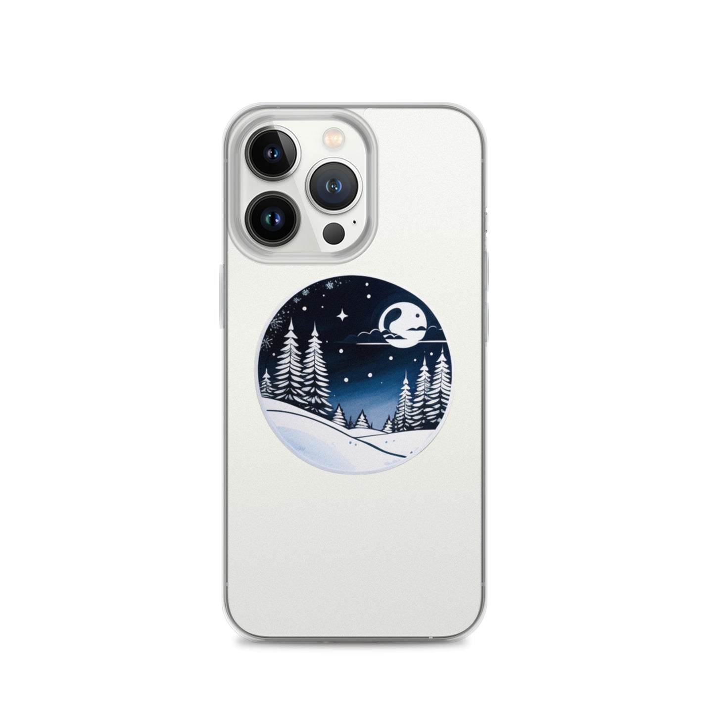 Winter Moon Clear Case for iPhone®