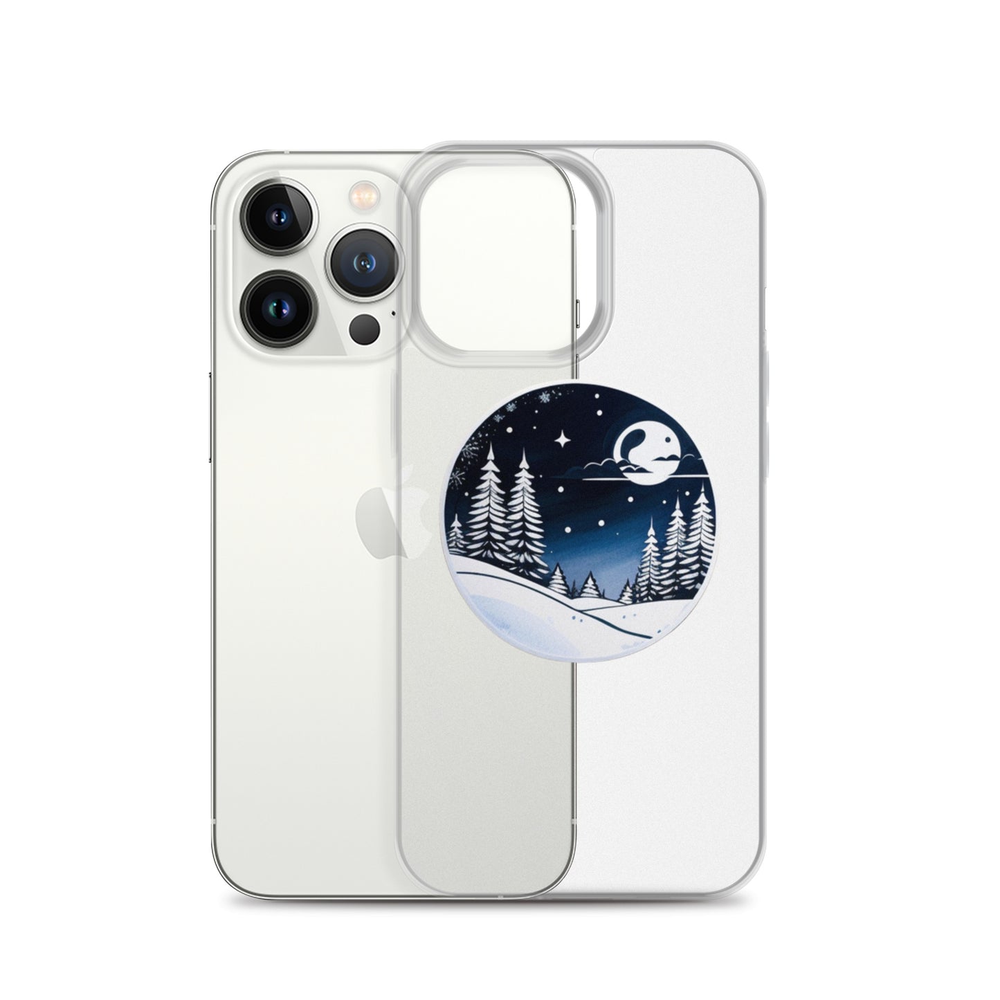 Winter Moon Clear Case for iPhone®