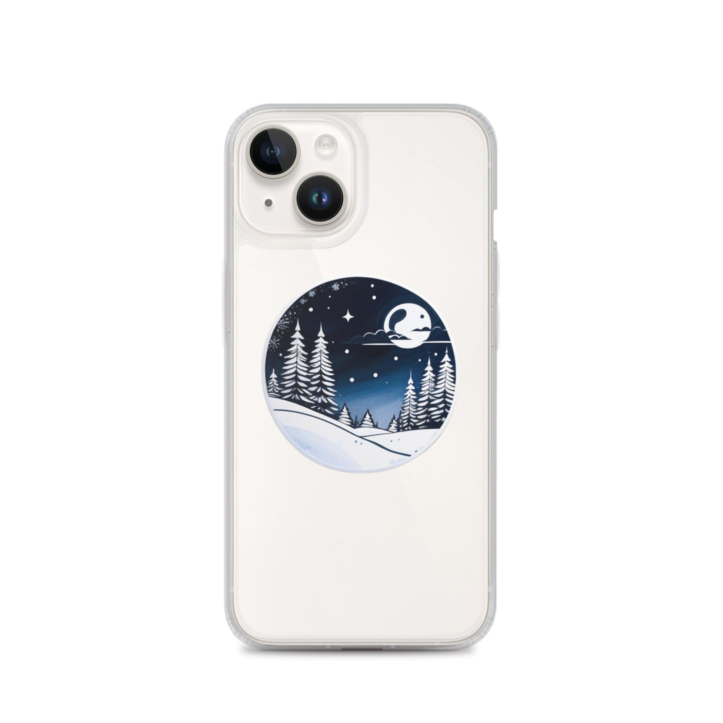 Winter Moon Clear Case for iPhone®