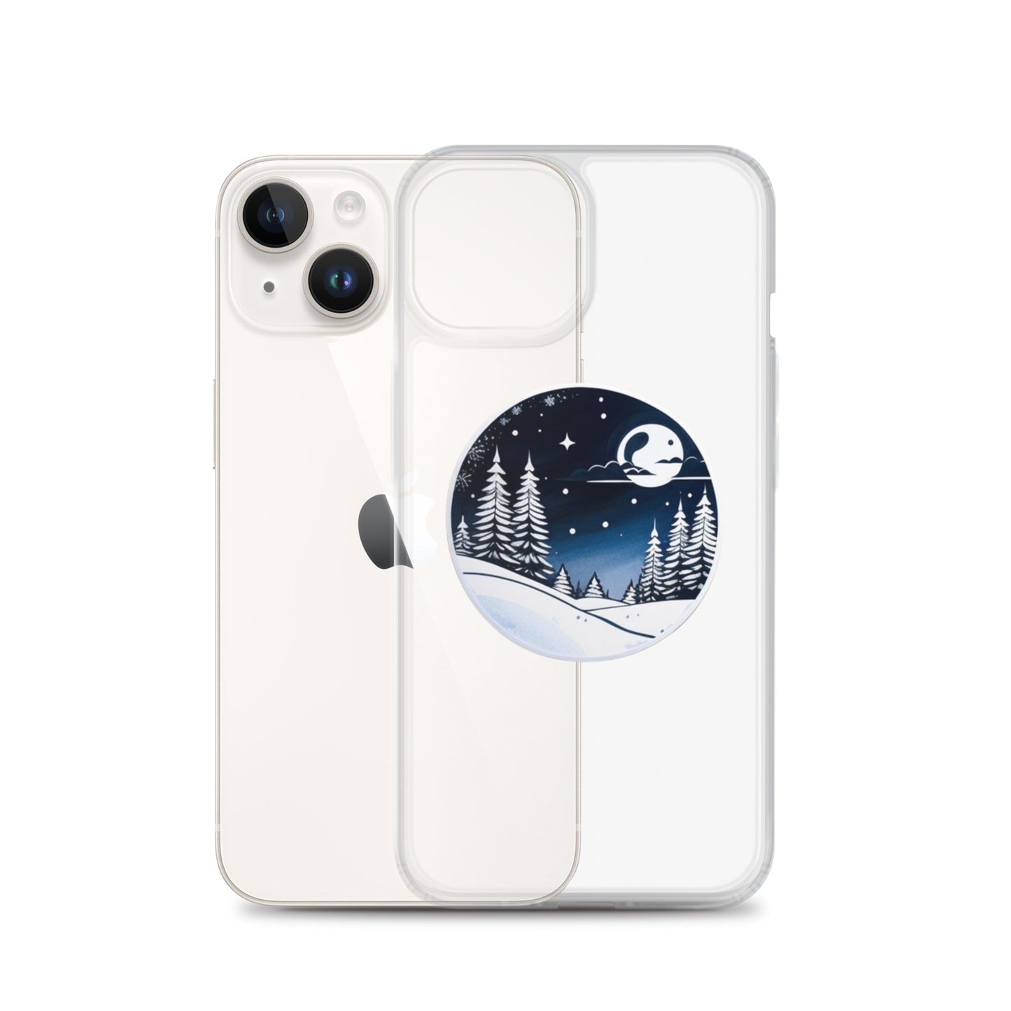 Winter Moon Clear Case for iPhone®