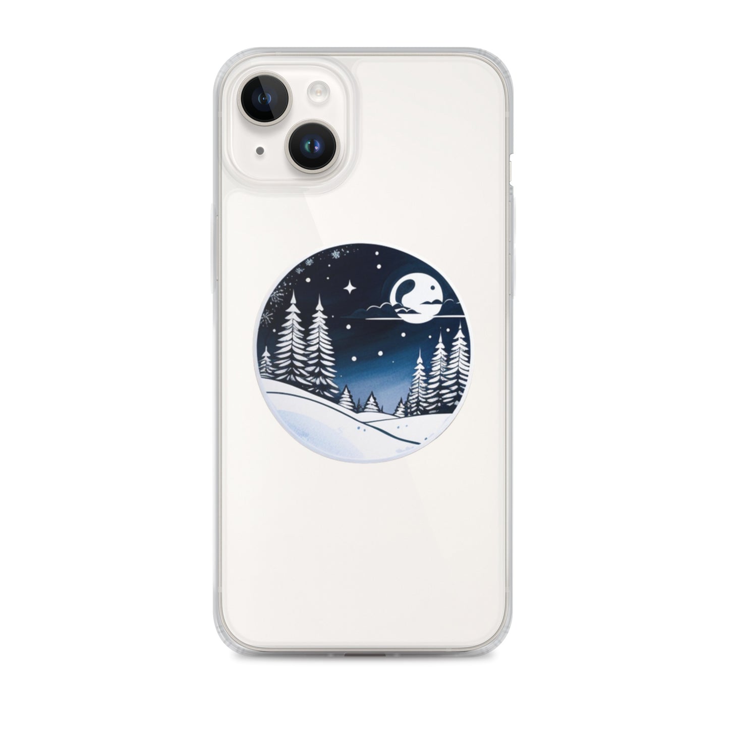 Winter Moon Clear Case for iPhone®