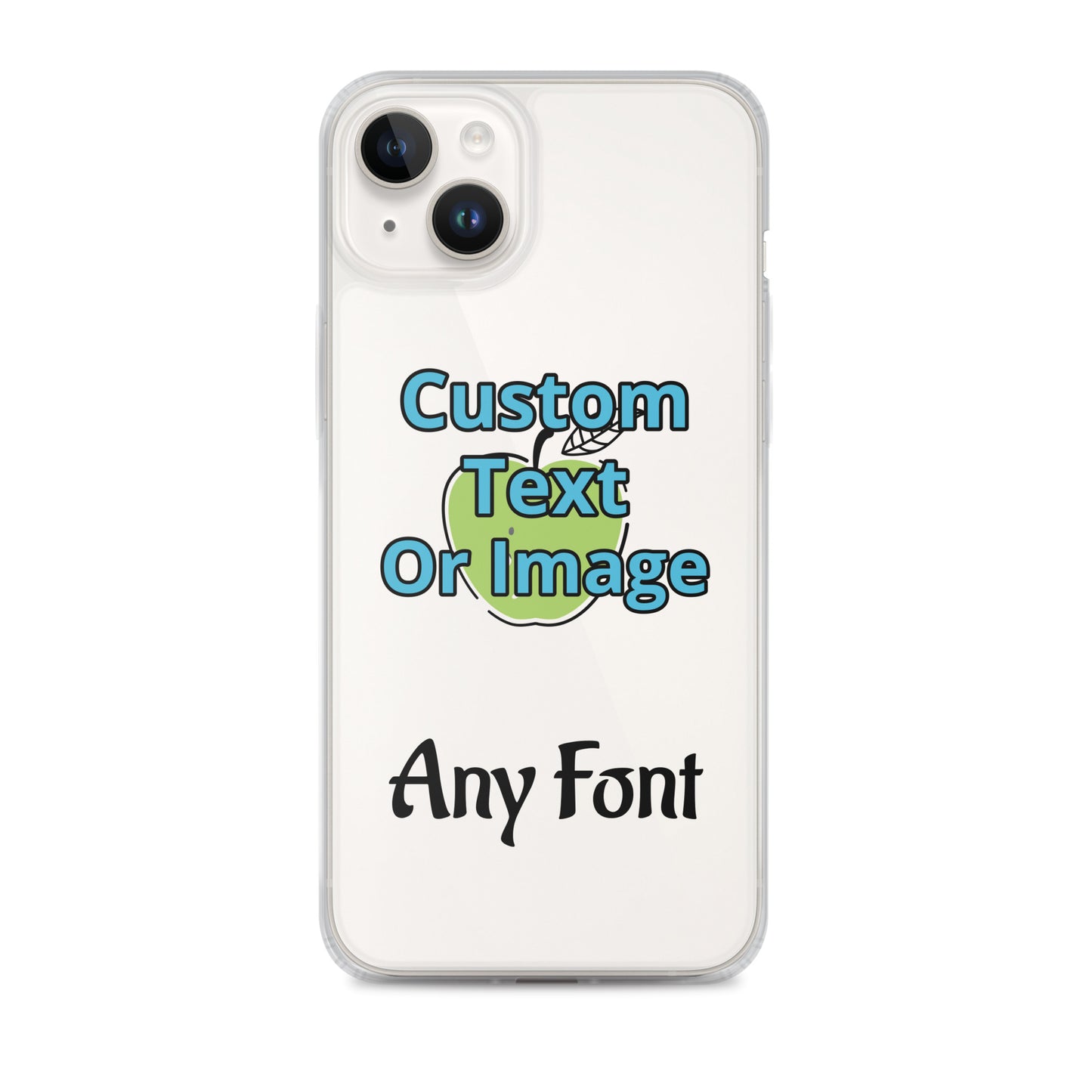 Custom Clear Case for iPhone®