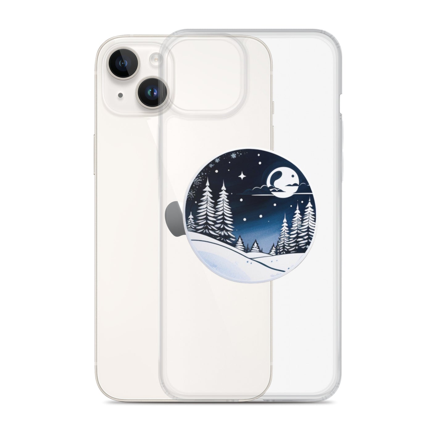 Winter Moon Clear Case for iPhone®