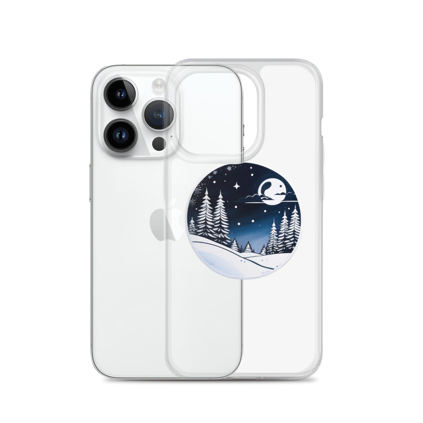 Winter Moon Clear Case for iPhone®