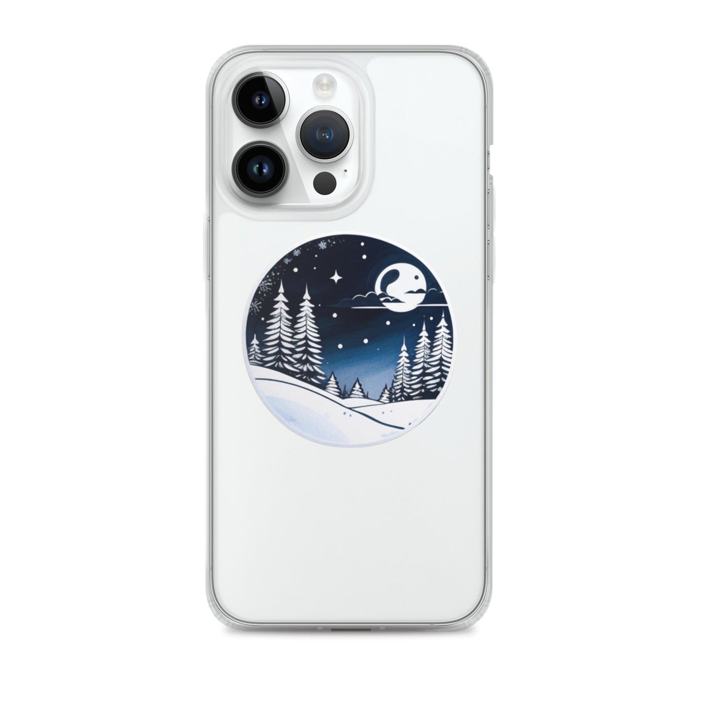 Winter Moon Clear Case for iPhone®