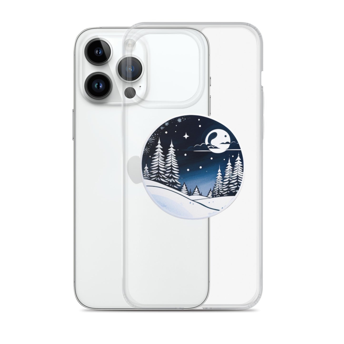 Winter Moon Clear Case for iPhone®