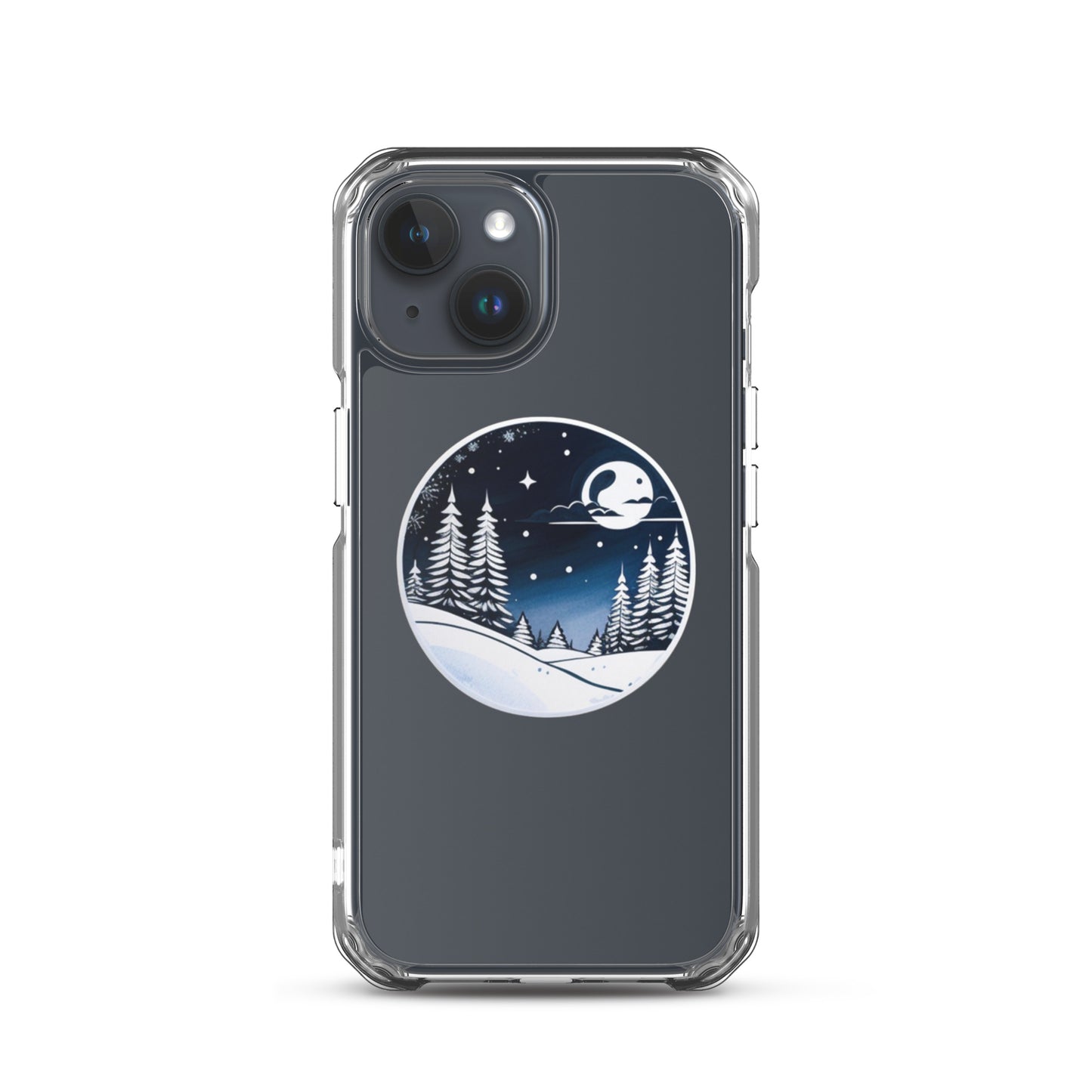 Winter Moon Clear Case for iPhone®