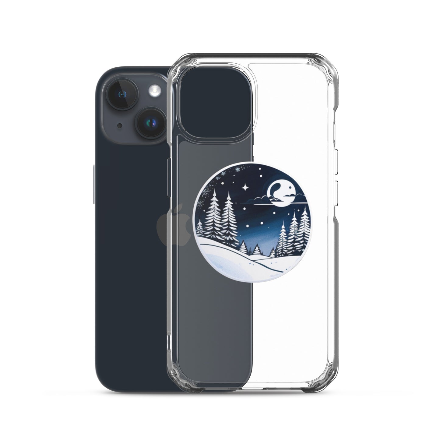 Winter Moon Clear Case for iPhone®