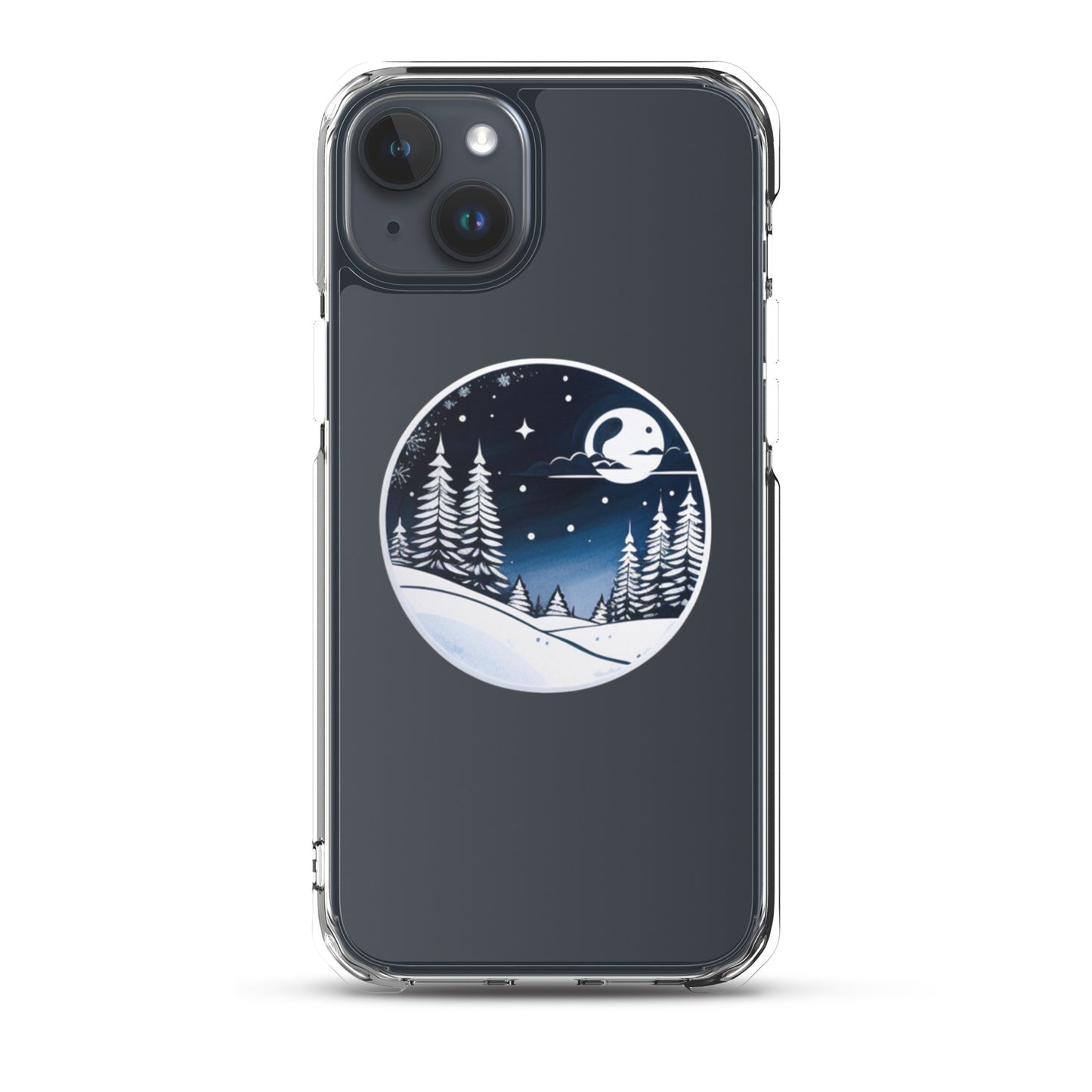 Winter Moon Clear Case for iPhone®