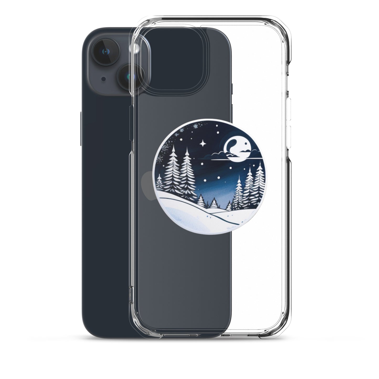 Winter Moon Clear Case for iPhone®