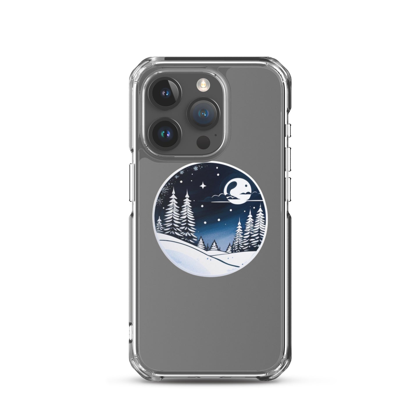 Winter Moon Clear Case for iPhone®