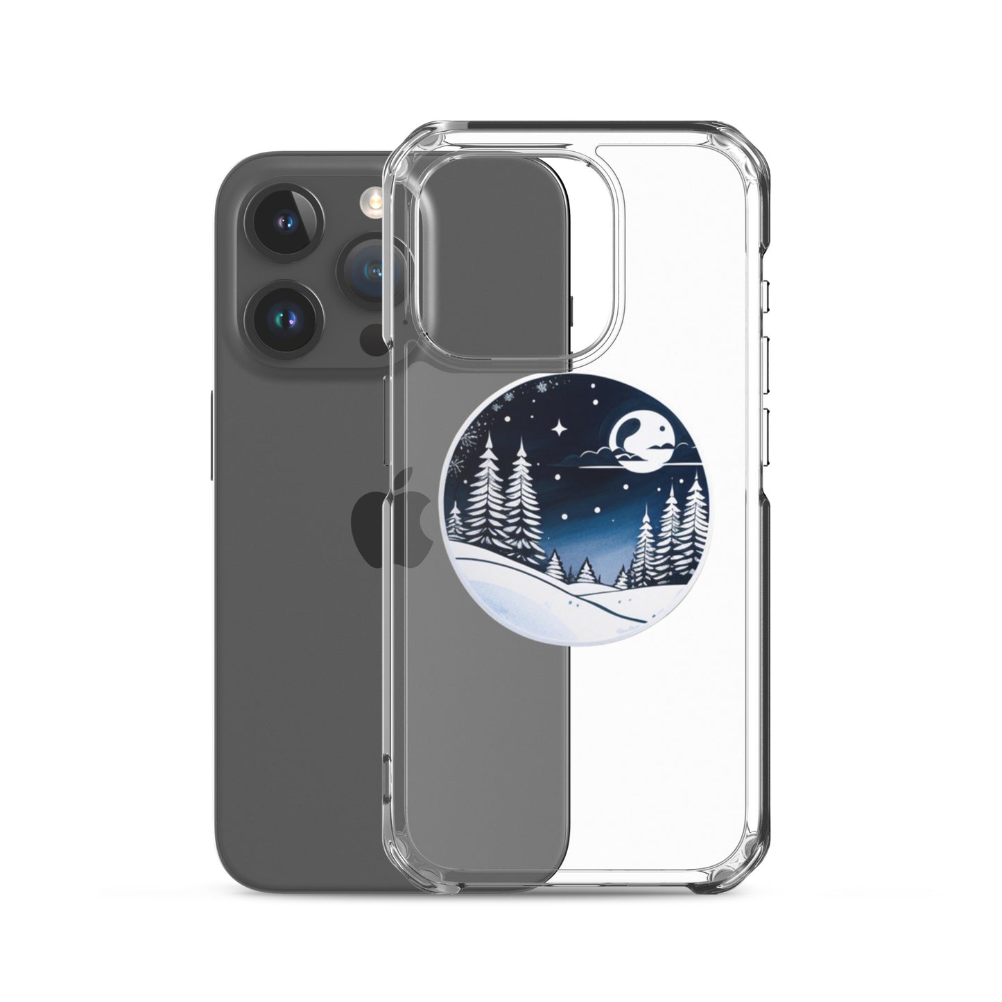 Winter Moon Clear Case for iPhone®