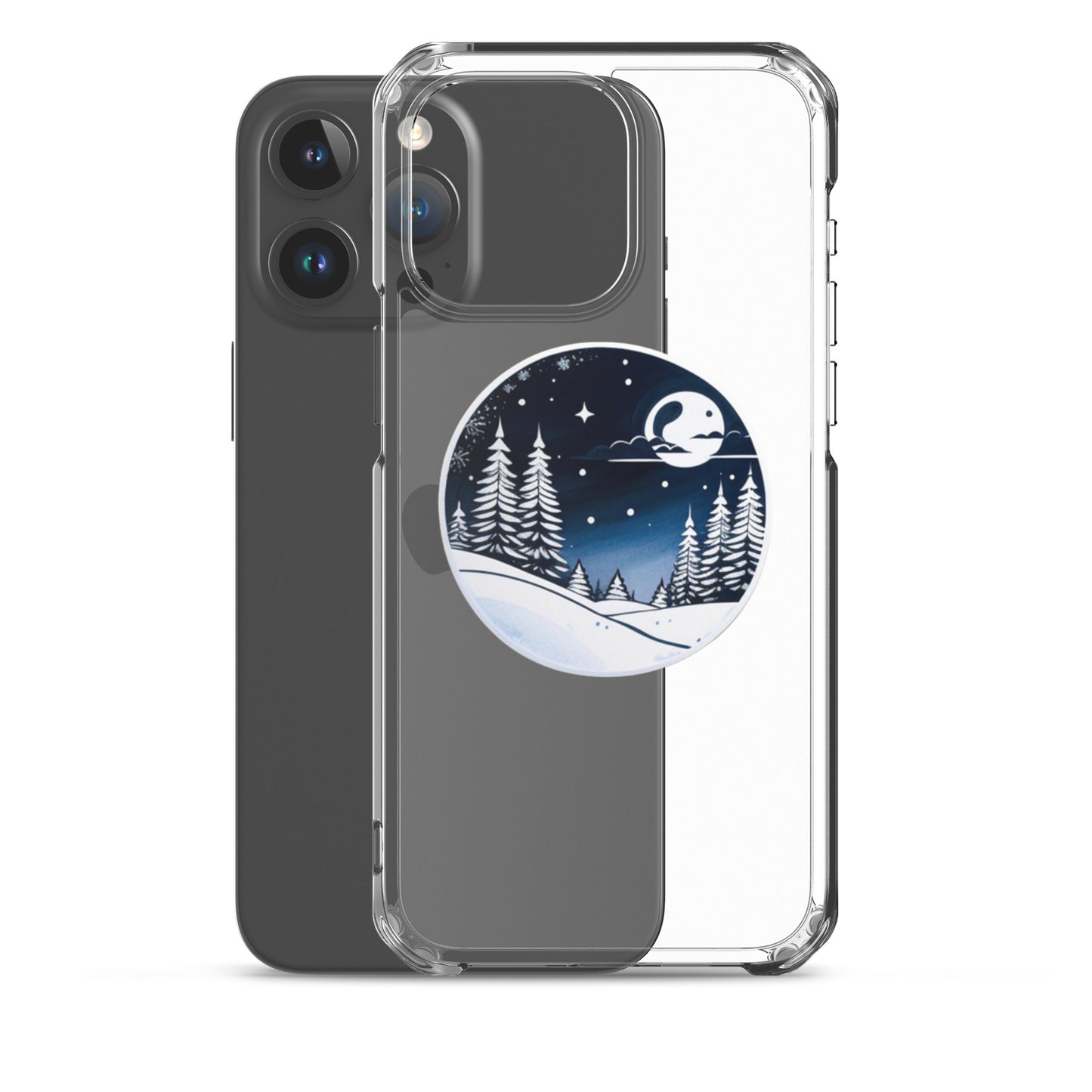 Winter Moon Clear Case for iPhone®