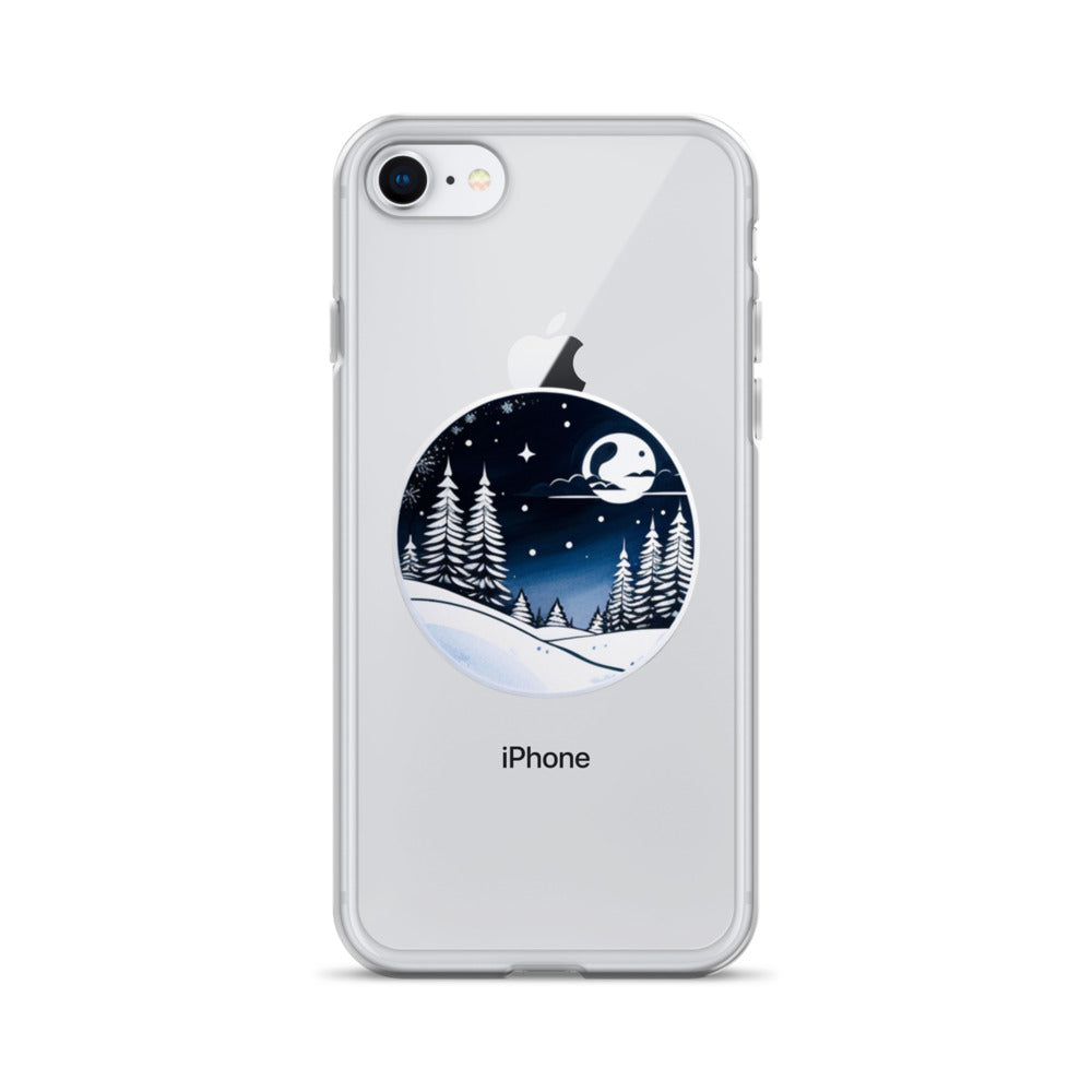 Winter Moon Clear Case for iPhone®