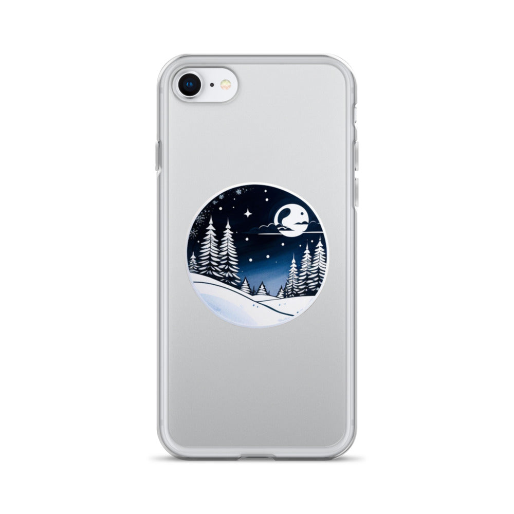 Winter Moon Clear Case for iPhone®