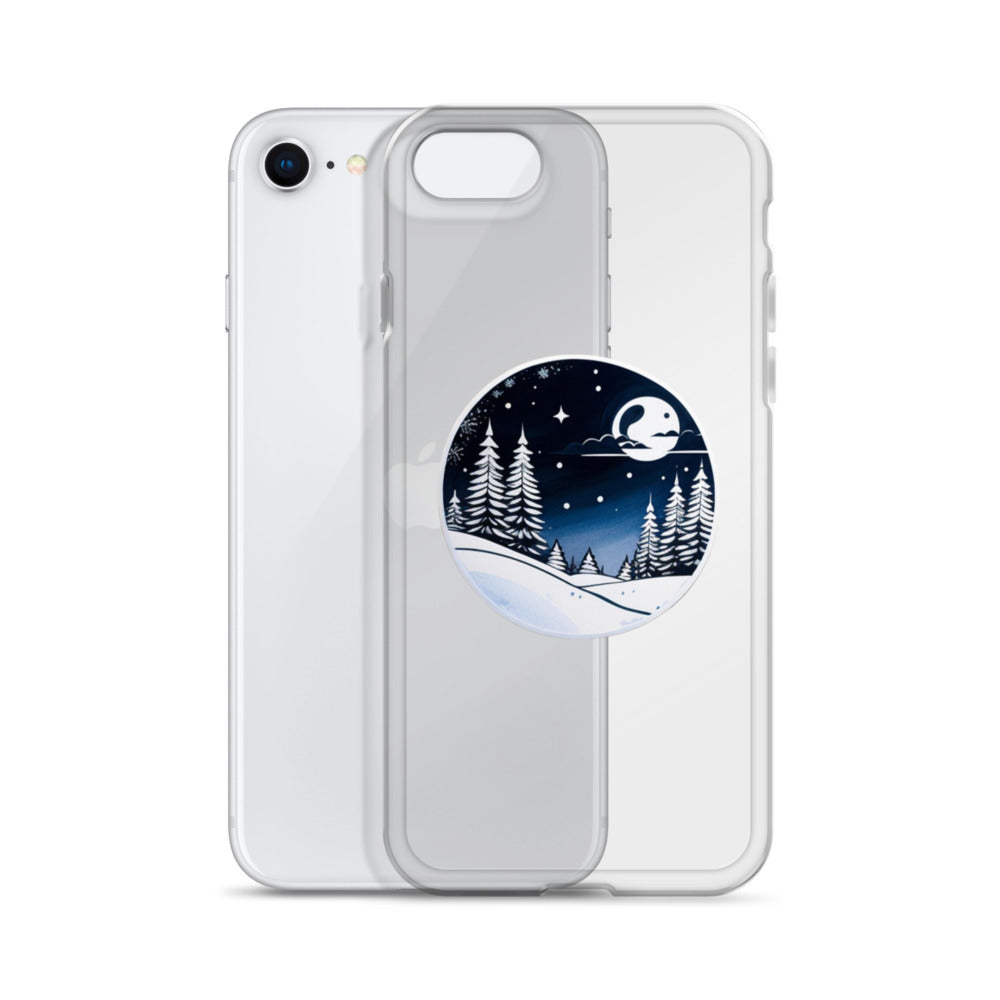 Winter Moon Clear Case for iPhone®