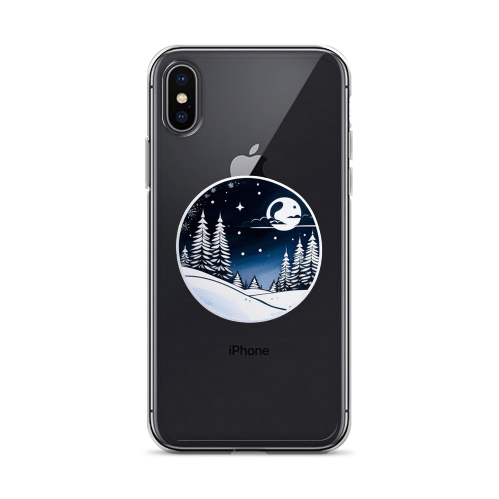 Winter Moon Clear Case for iPhone®