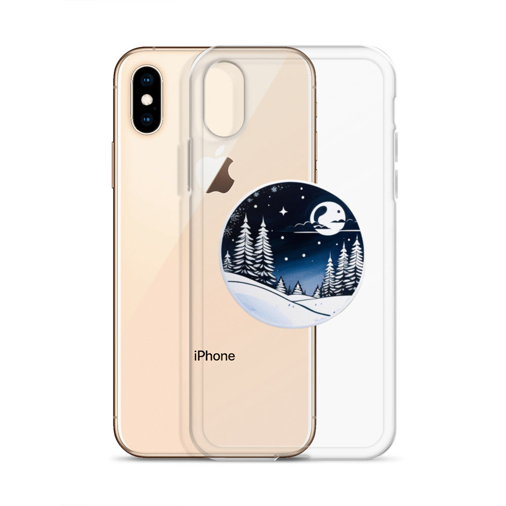 Winter Moon Clear Case for iPhone®