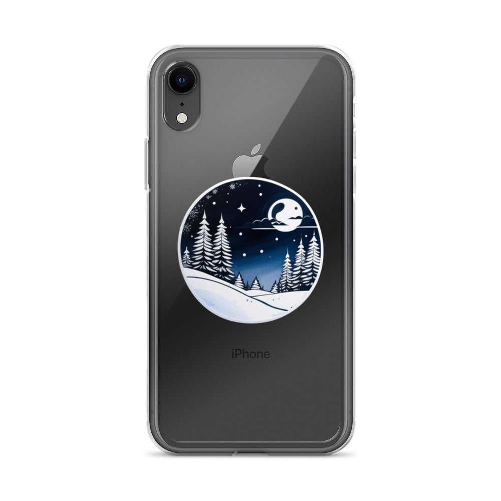 Winter Moon Clear Case for iPhone®