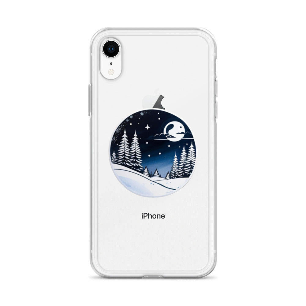 Winter Moon Clear Case for iPhone®